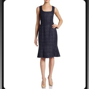 NWT Tory Burch Glazed Tweed Drew Dress Navy 6